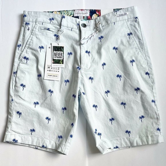 Denim Flower Ricky Singh Mens Palm Tree 